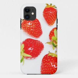 Coque iPhone 11 iPhone 5 Hülle Halbkreis aus Erdbeeren