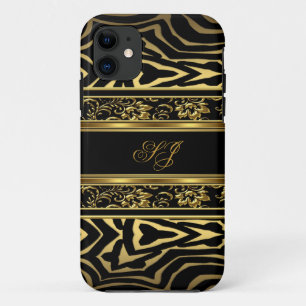 Coques Pour iPhone iPhone 5 ou 4 Modern Gold Black