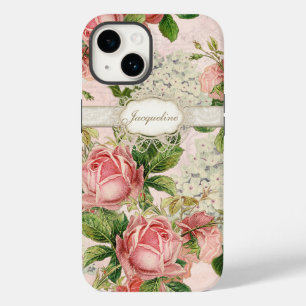 Coques Pour iPhone IPhone 5 - Rose anglais Vintage dentelle à Hydrang