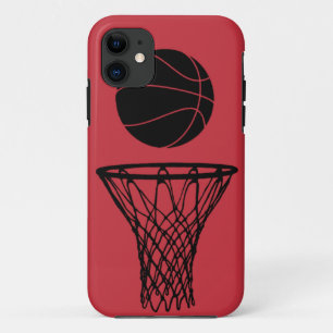 Coque iPhone 11 iPhone 5 taureaux de silhouette de basket-ball