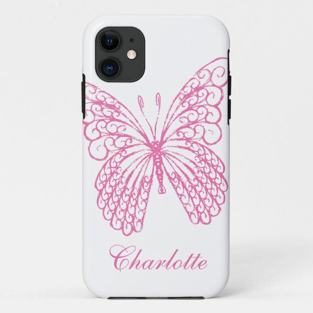 Coques Case-Mate iPhone iPhone 5Case-MateBarelyThere de papillon de roses (Dos)