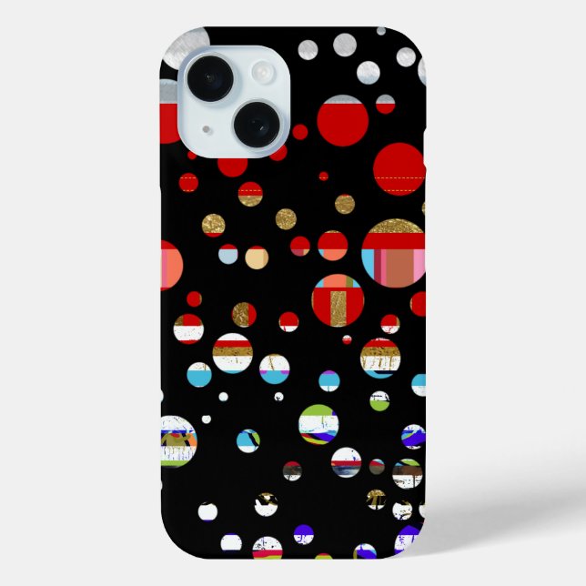 Coques Case-Mate iPhone iPhone-6 pointillé de couleurs (Verso)