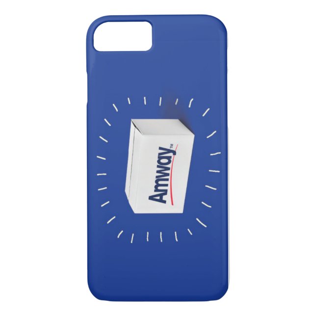 Coques Case-Mate iPhone iPhone 7 (couverture bleue d'IBOS) (Dos)