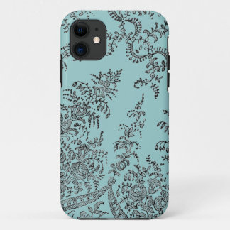 Etui iPhone Case-Mate Iphone abstrait de motif de dentelle de remous 5