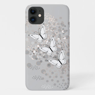 Coques Pour iPhone iPhone blanc 6/6s de trois papillons
