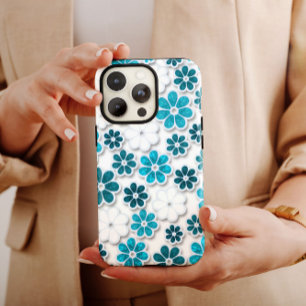 Case-Mate iPhone Case Iphone bleu blanc Hippie 60s Hippie iPhone 13