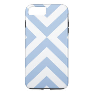Etui iPhone Case-Mate iPhone bleu-clair et blanc de chevrons 8/7 cas