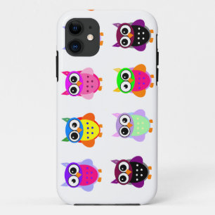 Case-Mate iPhone Case iPhone coloré mignon de hiboux de rétro kawaii de