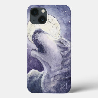 iPhone 13 Case iPhone de chanson de loup 7/8 cas. Orig. Aquarelle