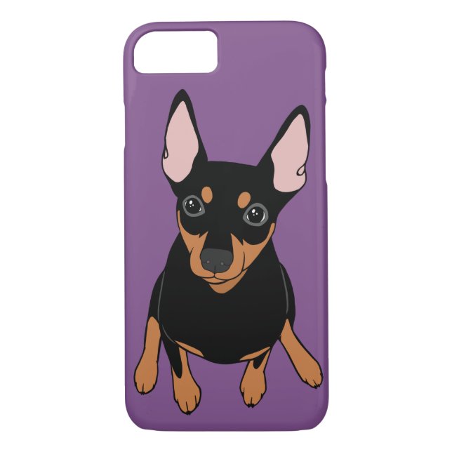 Coques Case-Mate iPhone iPhone de Pin Apple de minute de Pinscher (Dos)