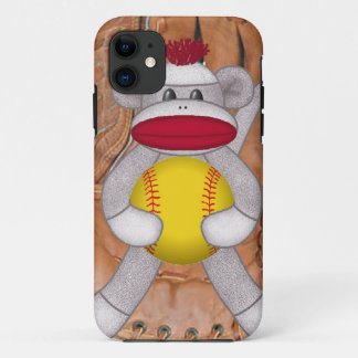 Etui iPhone Case-Mate iPhone de singe de chaussette du base-ball ou cas