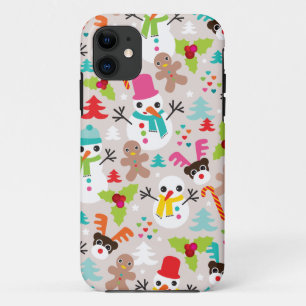 Coque Case-Mate Pour iPhone Iphone d'illustration de Noël du pays des