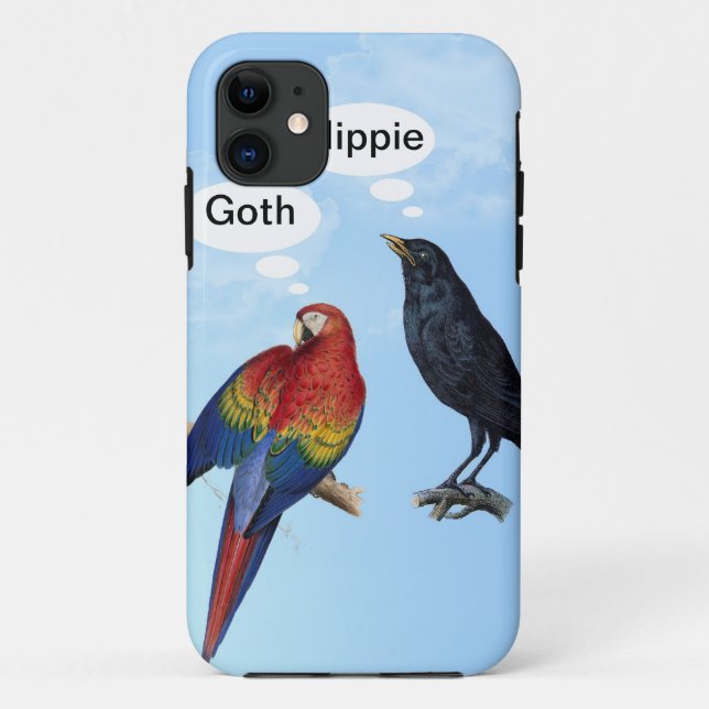 Coques Case-Mate iPhone Iphone drôle hippie de Goth 5 cas (Dos)