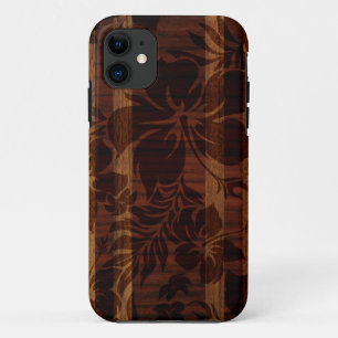 Etui iPhone Case-Mate iPhone en bois de planche de surf de Faux de plage