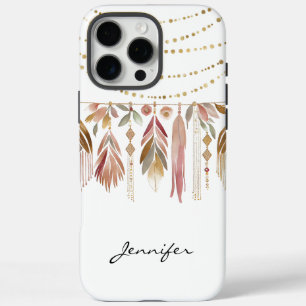 Coques iPhone 16 Pro Max iPhone en plume indienne Boho super