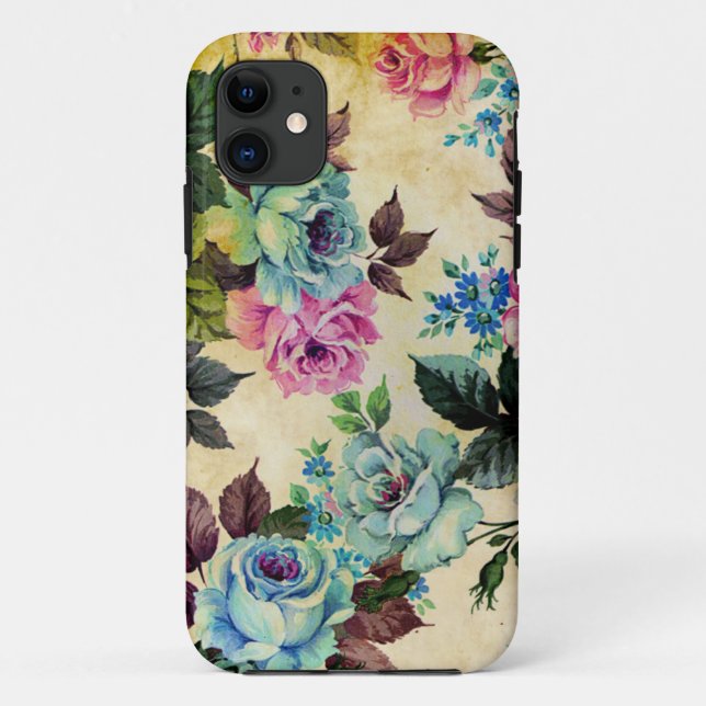 Coques Case-Mate iPhone iPhone floral antique 5 de Coque-Compagnon (Dos)