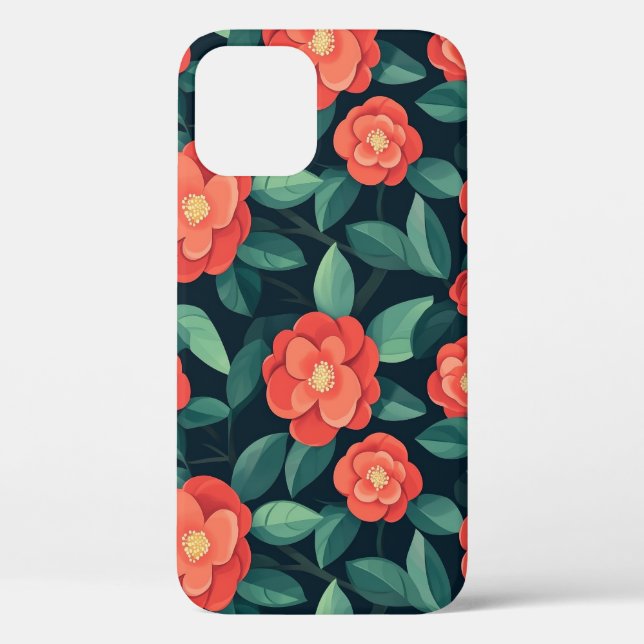 Coques Case-Mate iPhone iphone floral pattern phone case (Verso)