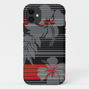 Coque iPhone 11 iPhone hawaïen 5Cases de rayure de ketmie de Lihue