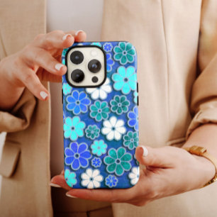 Case-Mate iPhone Case iPhone Hippie bleu foncé 60s Hippie iPhone 13