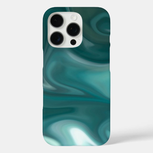 Coques Case-Mate iPhone iPhone / iPad case Teal Marble Abstract  (Verso)