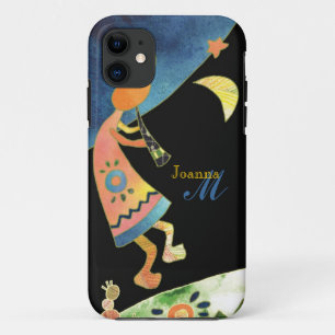 Case-Mate iPhone Case iPhone lunatique 5 de monogramme de Kokopelli de