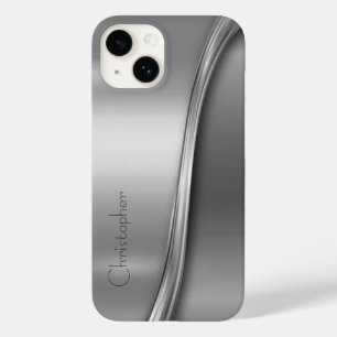 Coque Pour iPhone 14 Iphone métallique métallique métallique brillant e