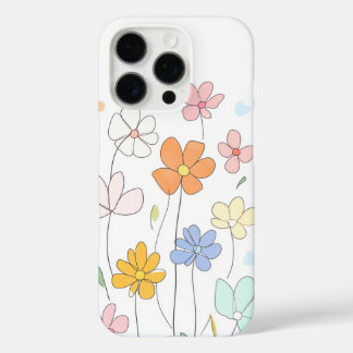 Coques iPhone 16 Pro iphone modèle floral cas téléphone
