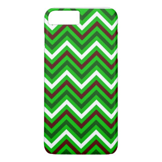 Coque iPhone 8 Plus/7 Plus iPhone multi 7 de conception de chevron de couleur