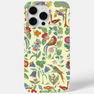 Coque iPhone 15 Pro Max Iphone vintage Faux Brodé Motif