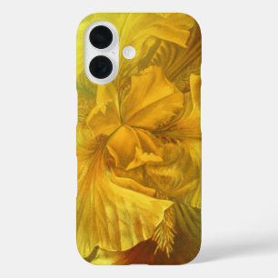 Coques iPhone 16 Iris beauté intérieure jaune chaud