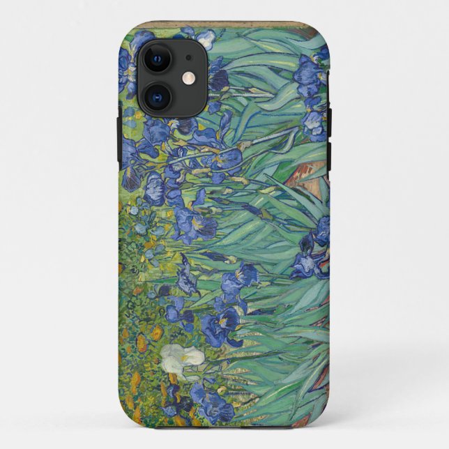 Coques Case-Mate iPhone Iris de Vincent van Gogh peignant le cas de (Dos)