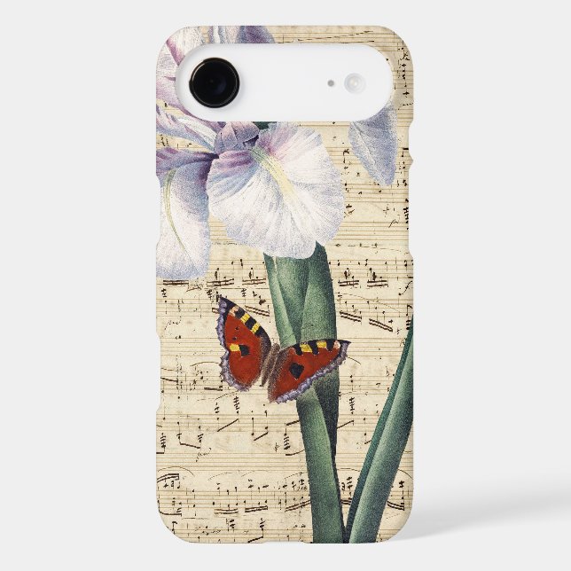 Coques Case-Mate iPhone Iris et musique (Verso)