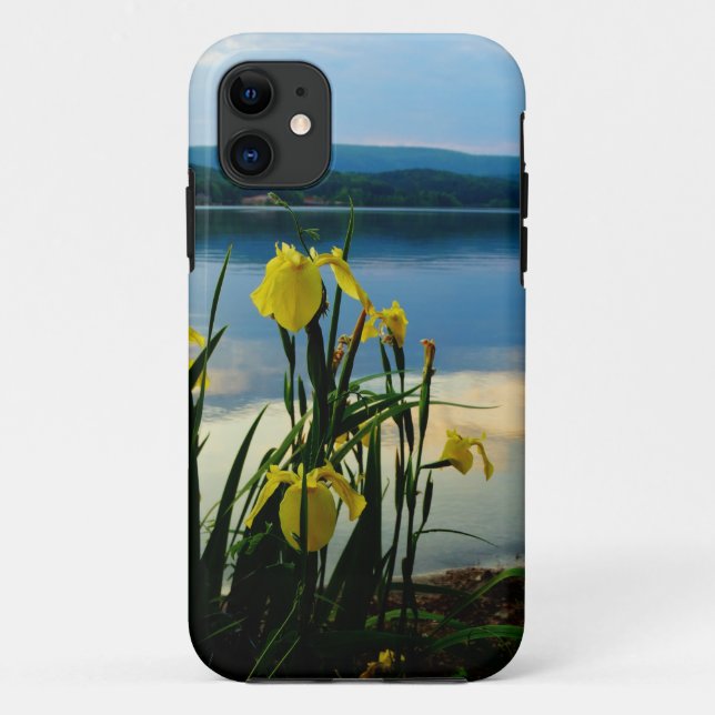 Coques Case-Mate iPhone Iris jaune à Lake Shore (Dos)