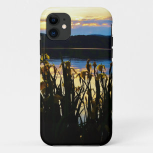 Etui iPhone Case-Mate Iris jaunes sur la rive du lac Arrowhead