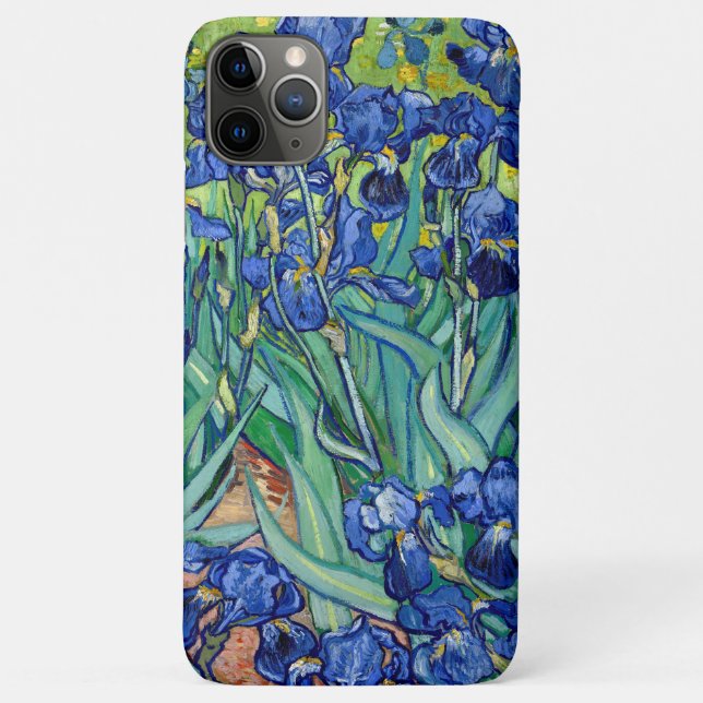 Coques Case-Mate iPhone Irises Vincent Van Gogh Fleurs Bleues Nature Art (Dos)