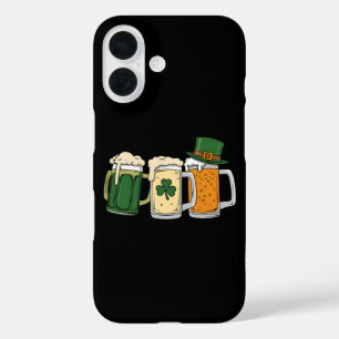 Coque Pour iPhone 16 Irish Beer Irlande Drapeau St Patrick's Day Shamro