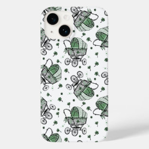 Coque Pour iPhone 14 Irlandais Vintage bébé transport mère être