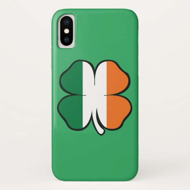 Coques Case-Mate iPhone Irlande drapeau irlandais shamrock trèfle Jour de  (Dos)