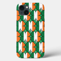 Irlande drapeau irlandais shamrock trèfle Jour de