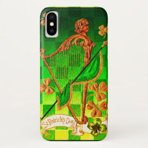 Case-Mate iPhone Case IRLANDE HARP, OR VERT SHAMROCK St Patrick's Day