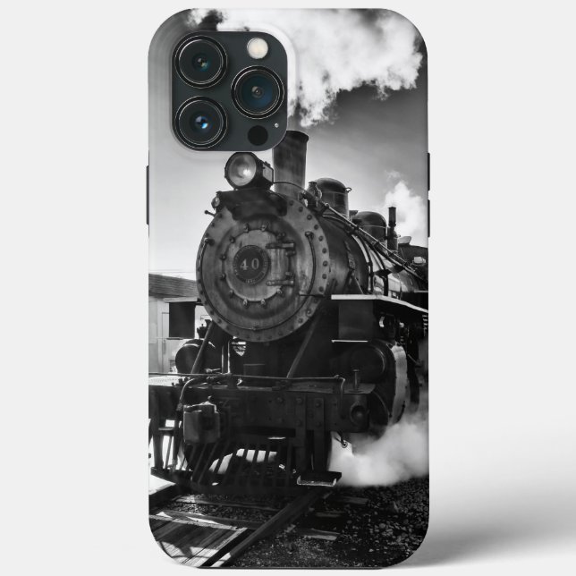 Coques Case-Mate iPhone Iron Horse - Antique Steam Train Coque-Mate iPhone (Verso)