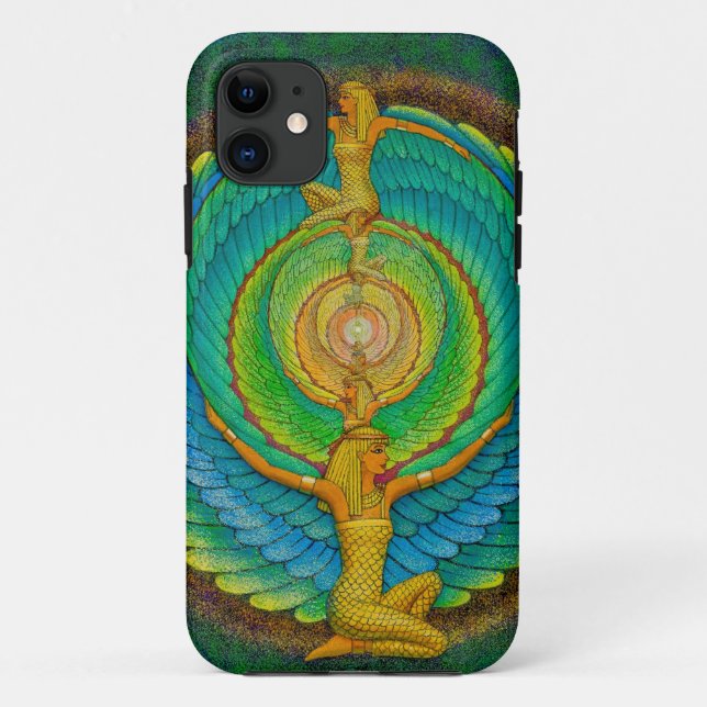 Coques Case-Mate iPhone ISIS de déesse s'envole le cas de l'iPhone 5 d'art (Dos)