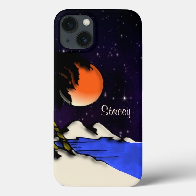 Coques Case-Mate iPhone Island Night Personal (Verso)