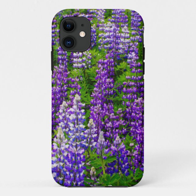 Coques Case-Mate iPhone Islande. Vik i Myrdal. Champ de lupins (Dos)