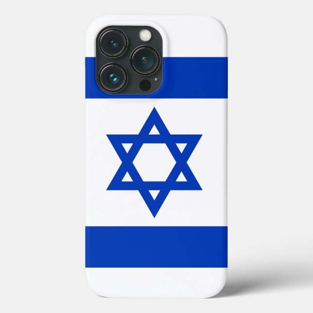 Coques Case-Mate iPhone Israël drapeau patriotique moderne (Verso)
