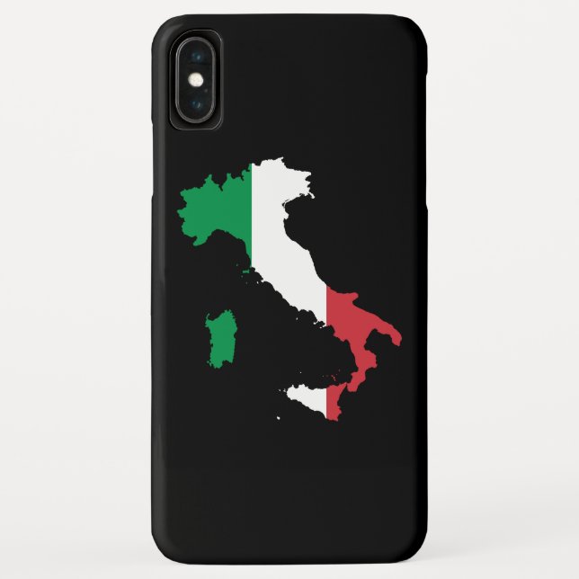 Coques Case-Mate iPhone Italie dans les couleurs du drapeau (Dos)