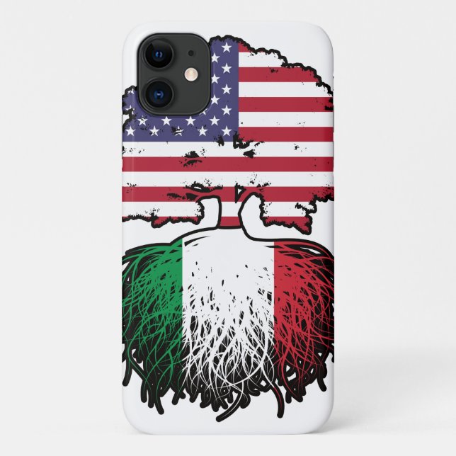 Coques Case-Mate iPhone Italy Italian American USA United States America (Dos)