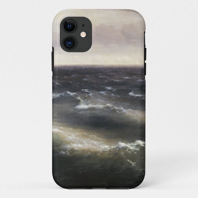 Coques Case-Mate iPhone "Ivan Aivazovsky : La Mer Noire (détail) 1881 " (Dos)
