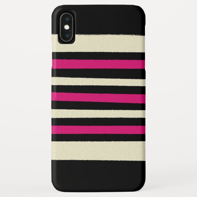 Coques Case-Mate iPhone Ivoire et roses chaudes Cool Motif simple (Dos)