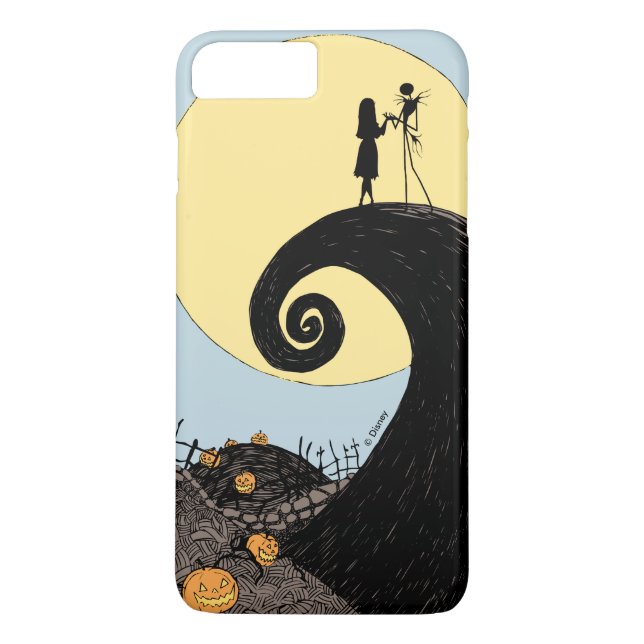 Coques Case-Mate iPhone Jack et Sally | Silhouette de lune (Dos)